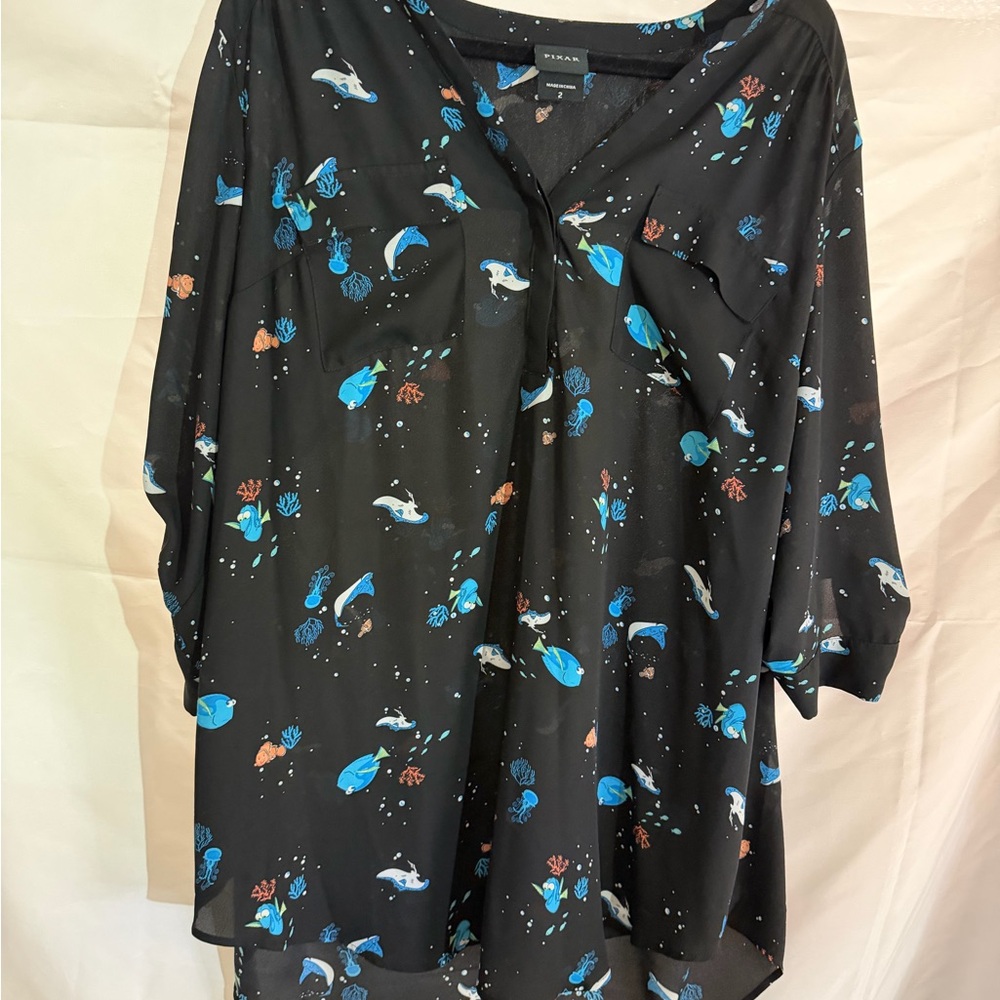 Torrid Finding Nemo Tunic Harper Blouse